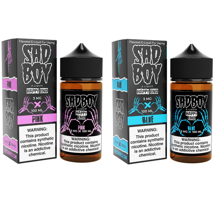 SadBoy Happy End Synthetic Nicotine 100ml E-Juice 3MG