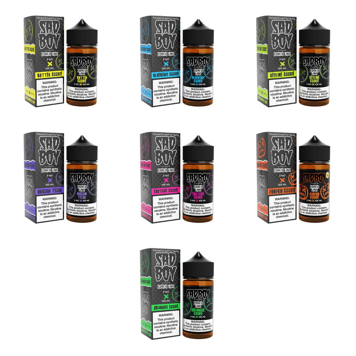 SadBoy CookieLine Synthetic Nicotine 100ml E-Juice 3MG