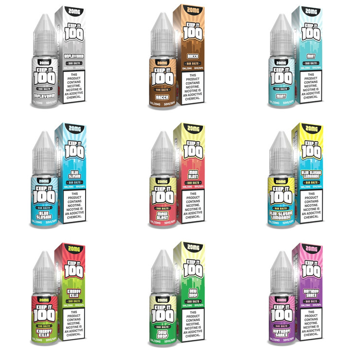 Keep it 100 Bar Salts 10ml E-Juice 20MG