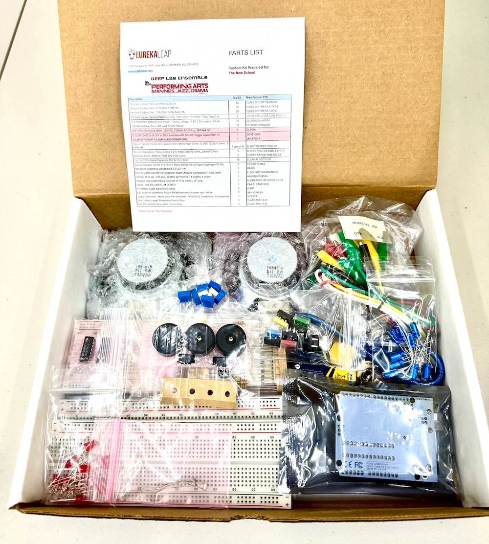 The New School - Electronics BEEP Class Lab Kit