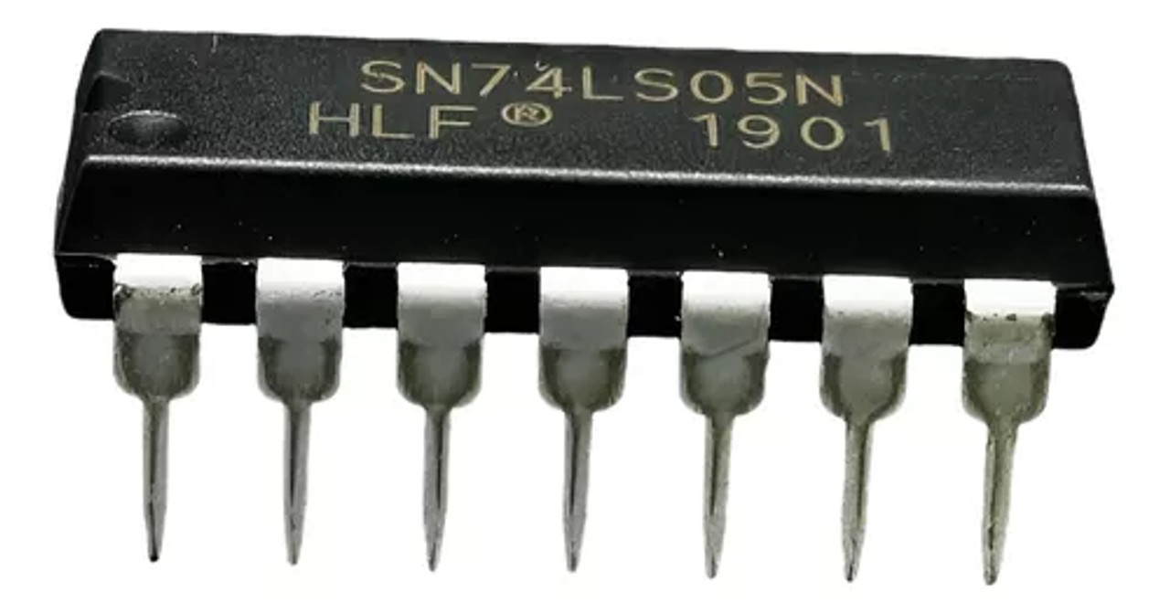 SN74LS05N with DIP pins