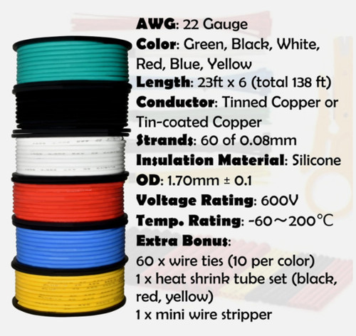 eHub Labs Hook-Up Wire Kit Deluxe