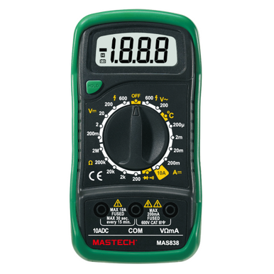 Mastech MAS838 Digital Multimeter Digital Multimeter DMM 2000