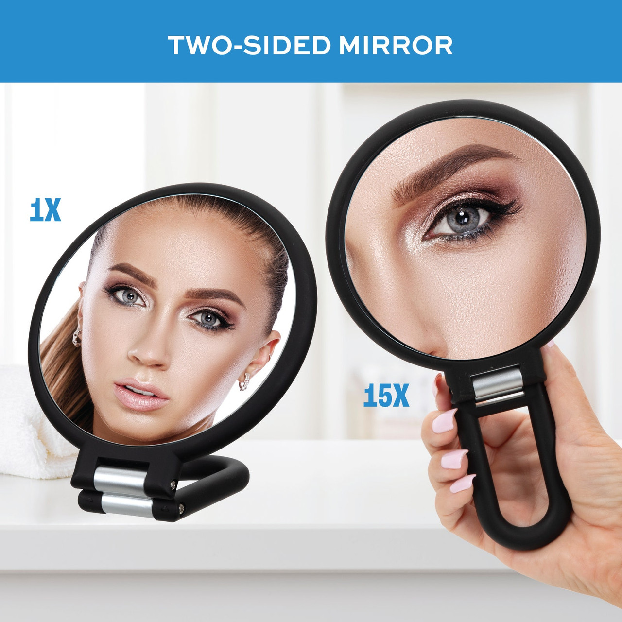 ForPro Premium Magnifying Handheld Mirror