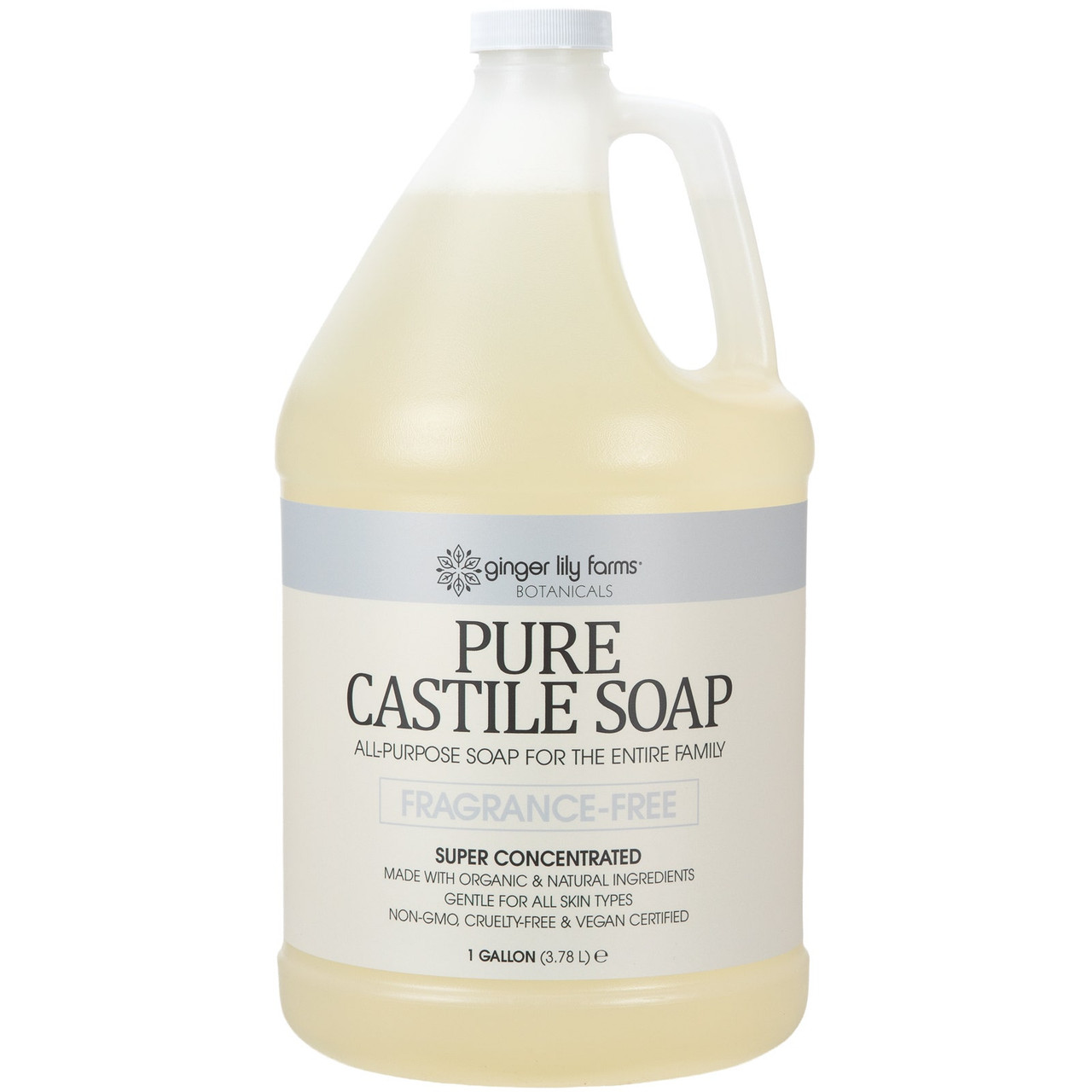 Ginger Lily Farms Botanicals Pure Castile Soap Fragrance-Free