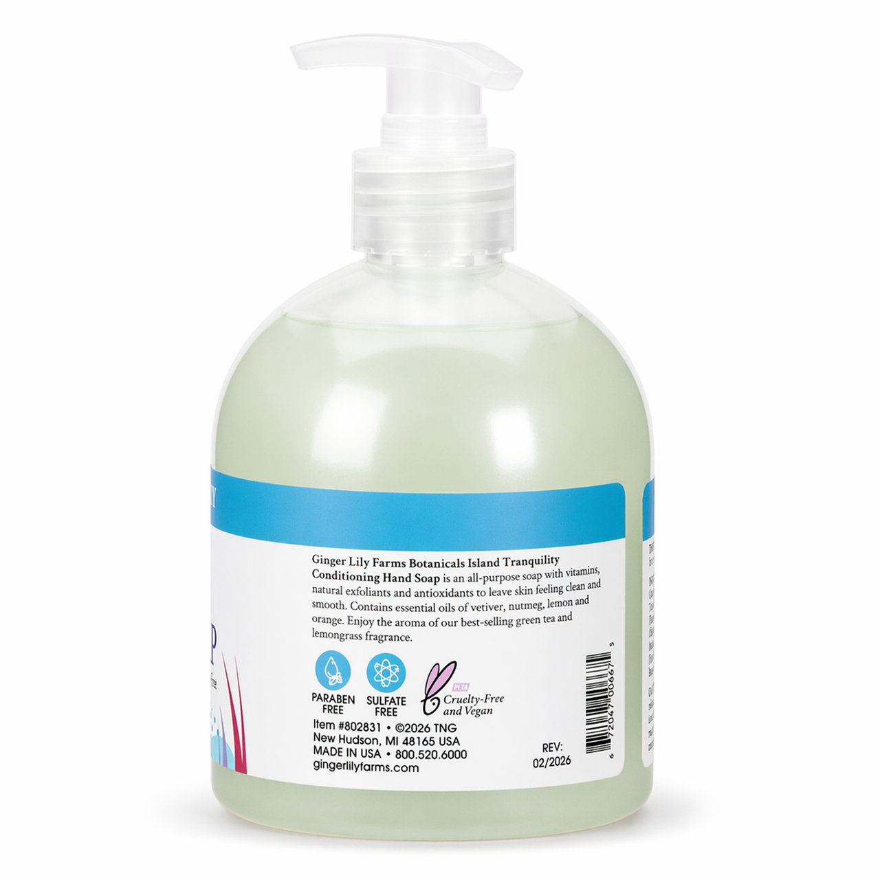 Ginger Lily Farms Botanicals All-Purpose Island Tranquility Hand Soap