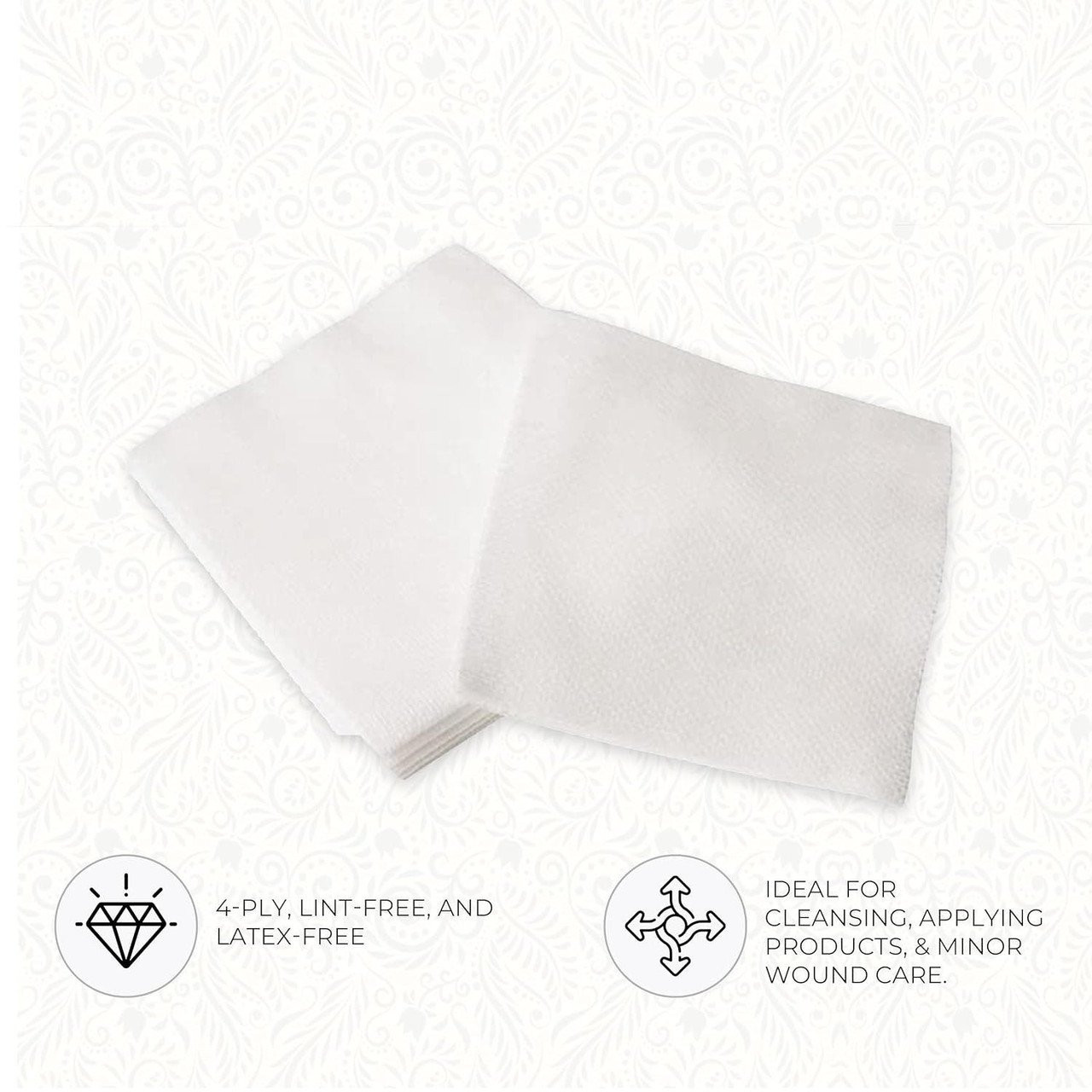 ForPro All-Purpose Lint-Free 4-Ply Esthetic Wipes 4” x 4” 200