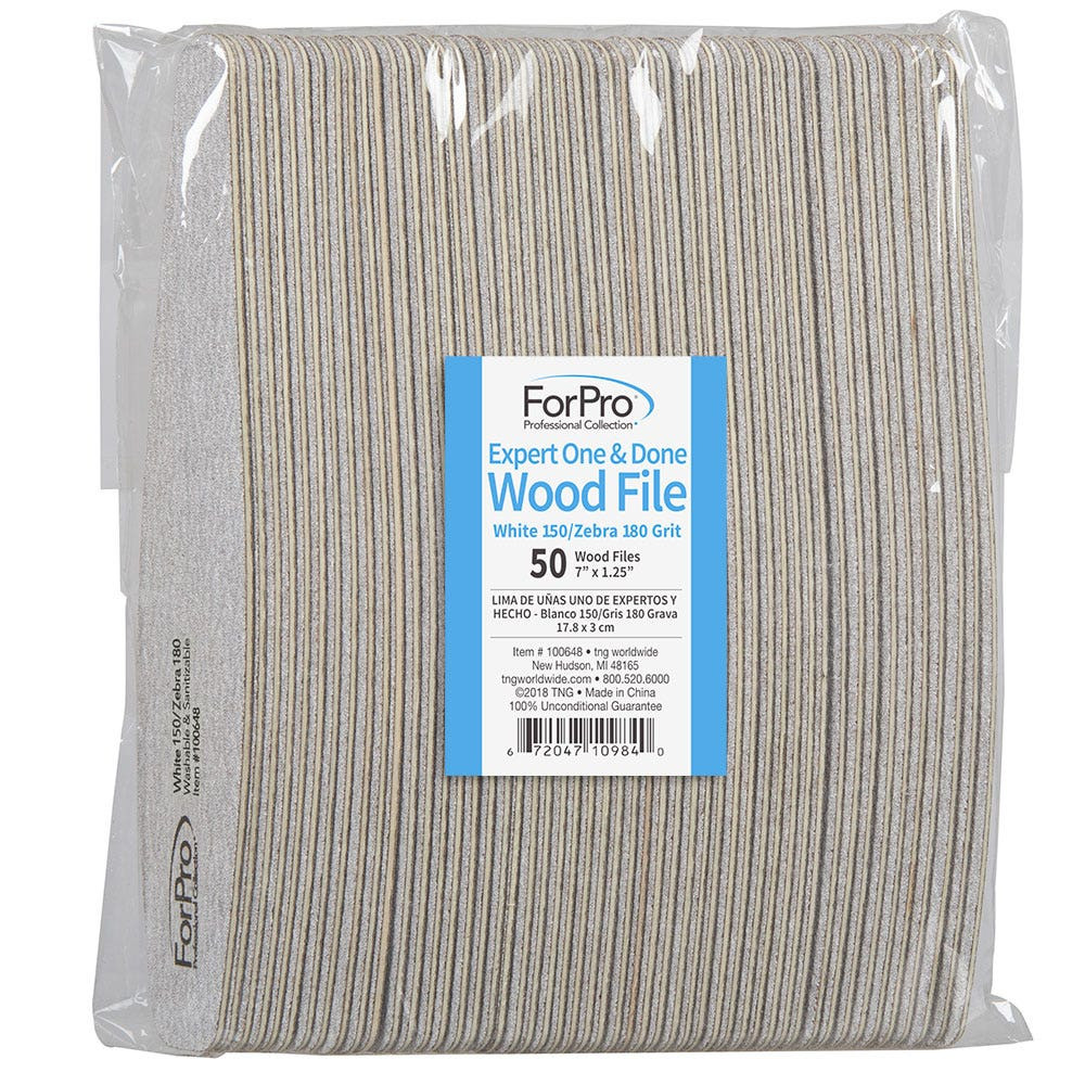ForPro Expert One & Done Wood File 150/180 grit 50-Count - TNG