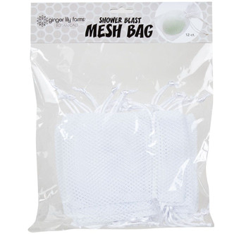 Ginger Lily Farms Botanicals Shower Blast Mesh Bag 12-Count