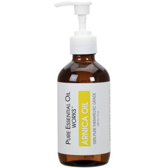 Pure Essential Oil Works Arnica Oil with Pump, 8 Ounces
