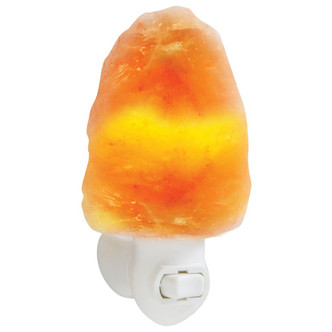 Pure Himalayan Salt Works 100% Natural Cut Salt Stone Night Light 2” Round x 3.9” H