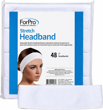 ForPro Stretch Headband 2.5” W C 48-Count