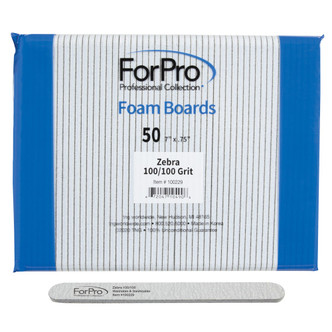 ForPro Zebra Foam Board 100/100 Grit 50-Count