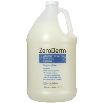 ZeroDerm Advanced Therapy Moisturizing Shampoo is for all hair types: Thick, luxurious, and concentrated. Washes hair thoroughly without stripping natural oils and prepares hair follicles for conditioner. Fragrance-free. Gallon.