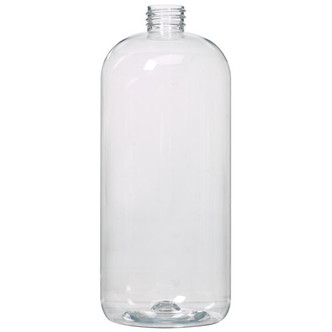 Boston Round PET 28/410 Clear 32 oz.