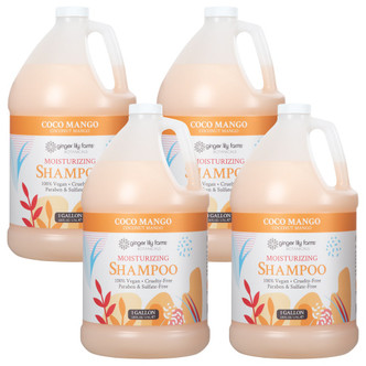 Ginger Lily Farms Botanicals Coco Mango Moisturizing Shampoo,1 Gallon (Case of 4)