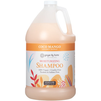 Ginger Lily Farms Botanicals Coco Mango Moisturizing Shampoo,1 Gallon (Case of 4)