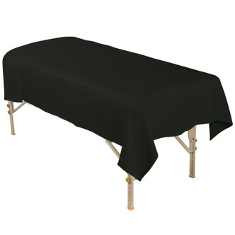 ForPro Premium Microfiber Flat Sheet Black 