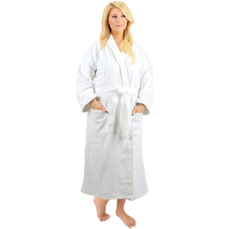 ForPro Luxury 100% Cotton Velour Bath Robe