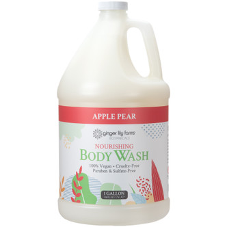 Ginger Lily Farms Botanicals Apple Pear Nourishing Body Wash, 1 Gallon