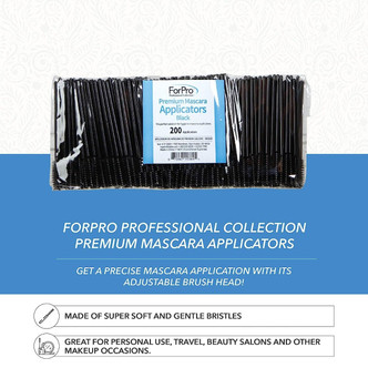 ForPro Premium Mascara Applicators Black