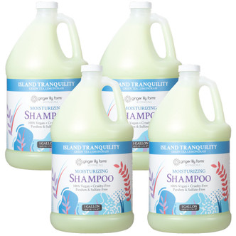 Ginger Lily Farms Botanicals Island Tranquility Moisturizing Shampoo, 4 pack