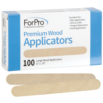 ForPro Premium Wood Applicators Large 100-Count 6 pack