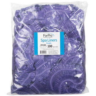 ForPro Spa Liners Purple 100-ct