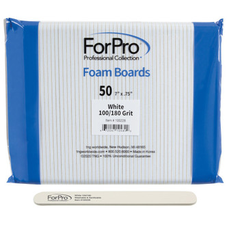 ForPro White Mylar Foam Board 100/180 Grit 50-Count
