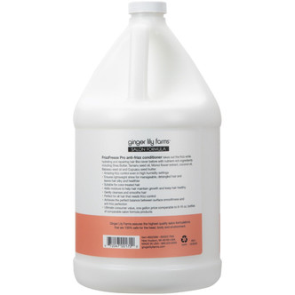 Ginger Lily Farms Salon Formula FrizzFreeze Pro Anti-Frizz Conditioner, 1 Gallon