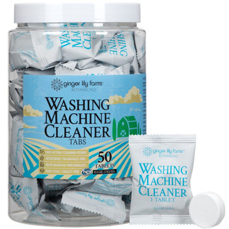 Ginger Lily Farms Botanicals Washing Machine Cleaner Tabs 50ct