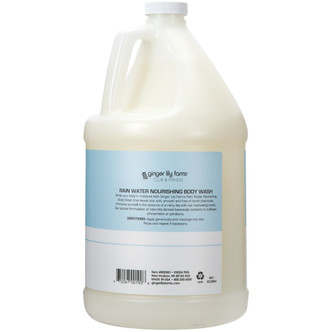 Ginger Lily Farms Club & Fitness Nourishing Body Wash, Rain Water, 1 Gallon