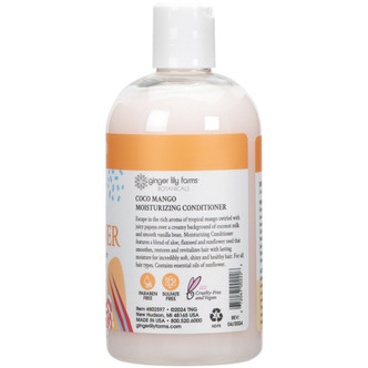 Ginger Lily Farms Botanicals Coco Mango Moisturizing Conditioner, 12 oz. Bottle