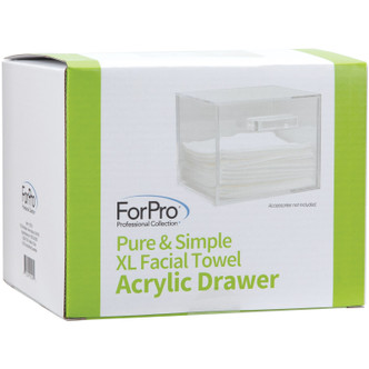 ForPro Pure & Simple XL Facial Towel Acrylic Drawer