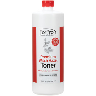 ForPro Premium Witch Hazel Toner, Alcohol-Free, Fragrance-Free, 32 Ounce