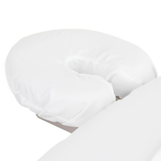 Premium Microfiber Massage Face Rest Cover White, 10 pack
