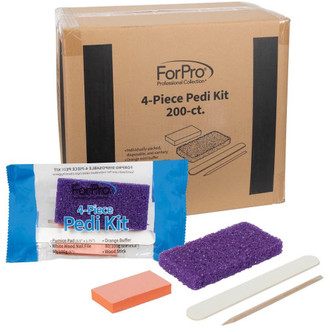ForPro 4-Piece Pedi Kit 100-Count