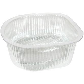 ForPro Universal Pedi Bath Liners, Clear, 14.5” W x 12.5” L x 6” D, 50-Count