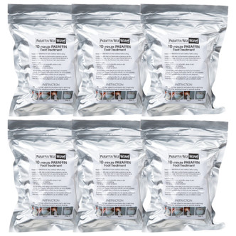Paraffin Wax Works 10-Minute Paraffin Foot Treatment Relaxing Lavender, 6-pairs