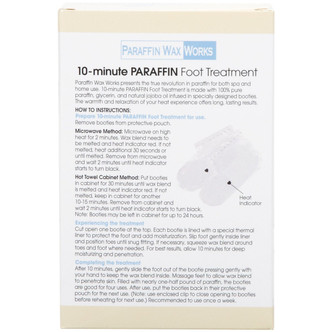 Paraffin Wax Works Fragrance-Free 10-minute Paraffin Foot Treatment, 1-pair