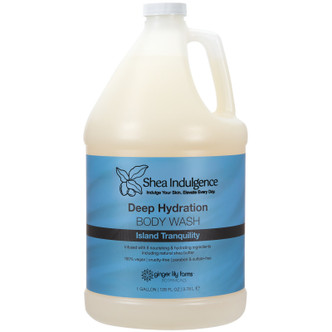 Shea Indulgence Deep Hydration Body Wash Island Tranquility, 1 Gallon