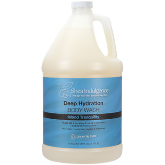 Shea Indulgence Deep Hydration Body Wash Island Tranquility, 1 Gallon