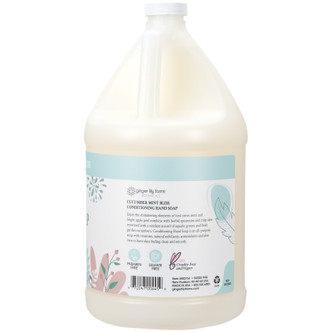 Ginger Lily Farms Botanicals Cucumber Mint Bliss Conditioning Hand Soap, 1 Gallon