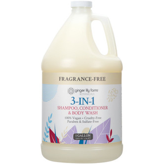 Ginger Lily Farms Botanicals Fragrance-Free 3-IN-1 Shampoo