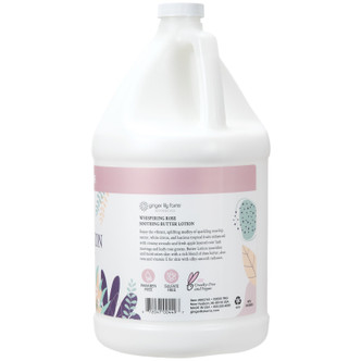 Ginger Lily Farms Botanicals Whispering Rose Soothing Butter Lotion, 1 Gallon