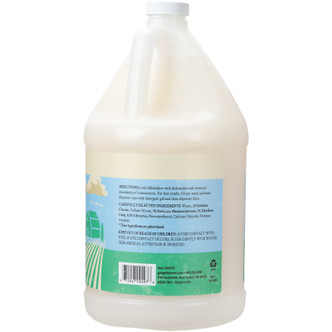 Ginger Lily Farms Botanicals Plant-Based Dishwasher Detergent Gel, Fragrance-Free, 1 Gallon Refill