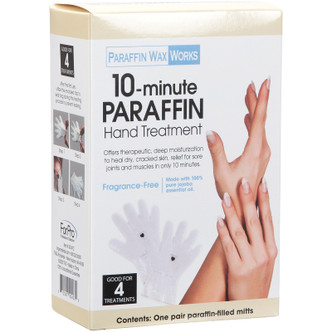 Paraffin Wax Works Fragrance-Free 10-minute Paraffin Hand Treatment, 1-pair