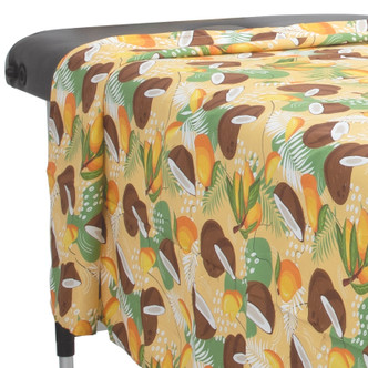 ForPro Premium Designer Microfiber Flat Massage Sheet, Coco Mango