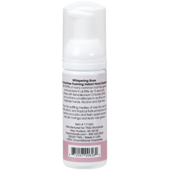 ForPro Alcohol-Free Foaming Instant Hand Sanitizer, Whispering Rose, 1.7 oz.