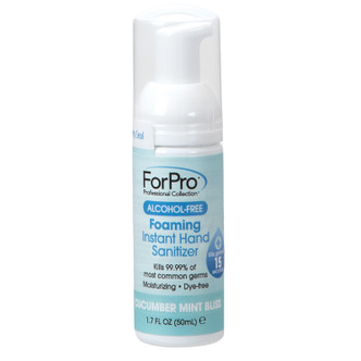 ForPro Alcohol-Free Foaming Instant Hand Sanitizer, Cucumber Mint, 1.7 oz.